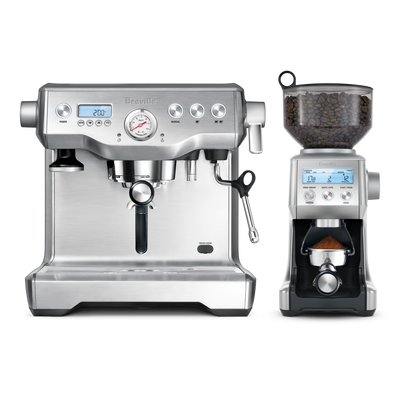 Breville Dynamic Duo Machine and Grinder Package